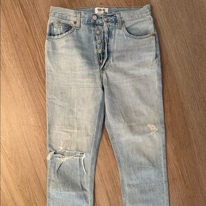 Agolde Riley crop jeans size 27